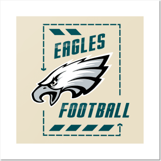 EAGLES FOOTBALL Posters and Art